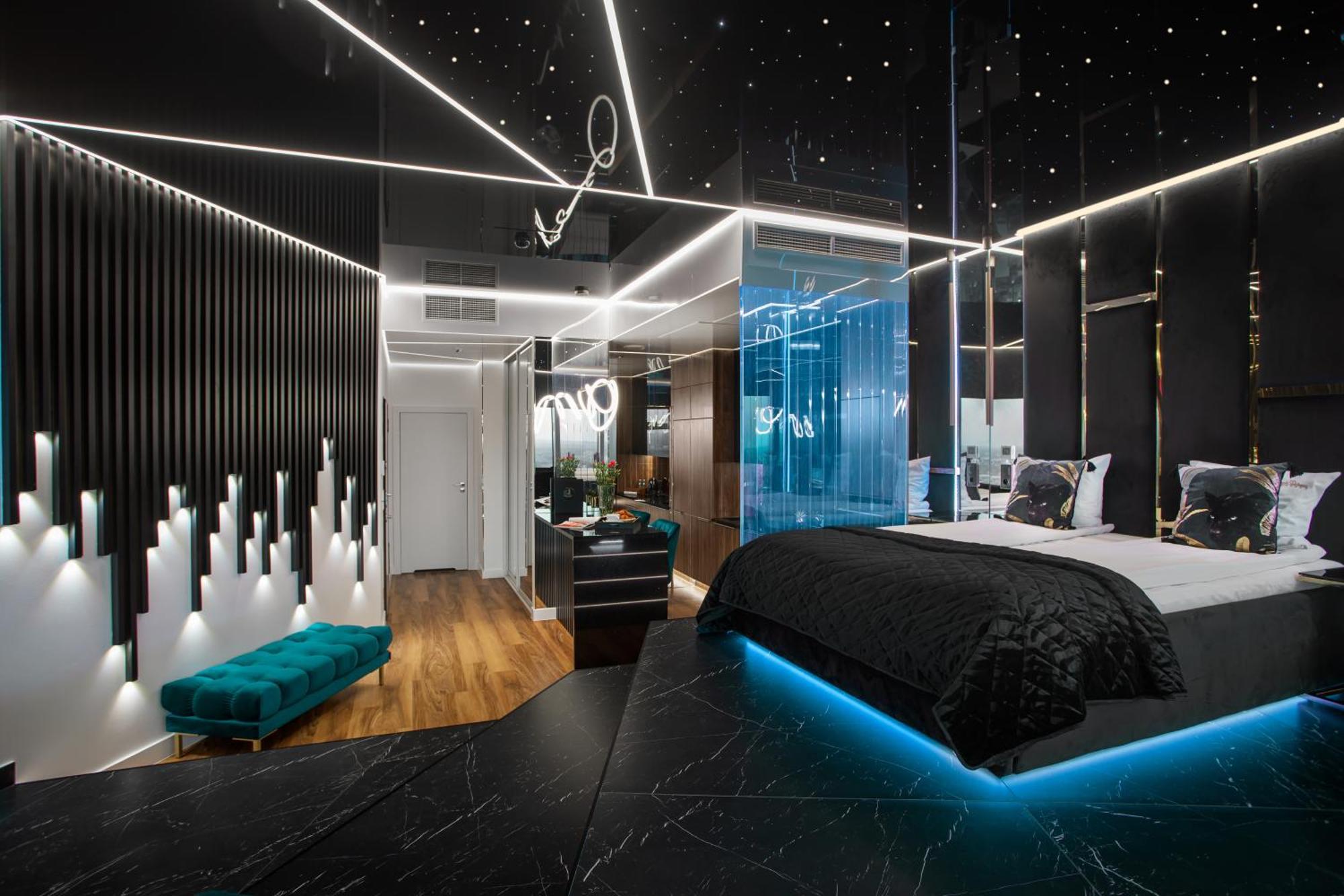 Apartamenty Sky Tower Z Jakuzzi Przy Oknie Wroclaw Exterior photo